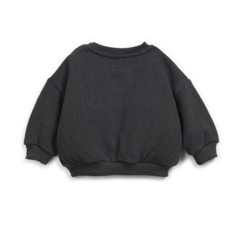 PlayUp - Fleece Sweatshirt - Granite-Long Sleeves-0-3M (3M)-Posh Baby