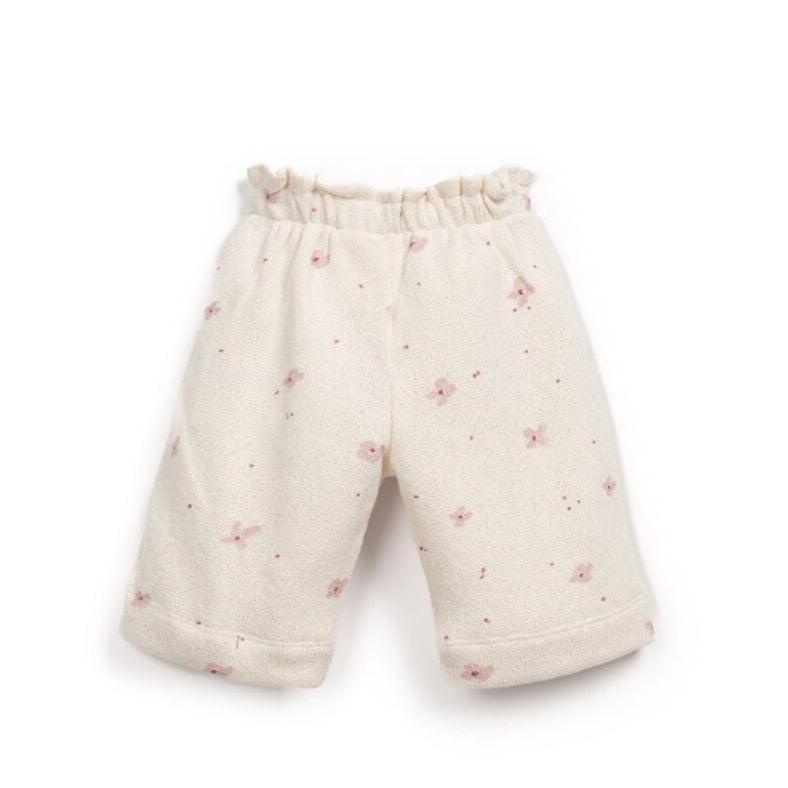 PlayUp - Jersey Pants - Pink Floral-Bottoms-3-6M (6M)-Posh Baby