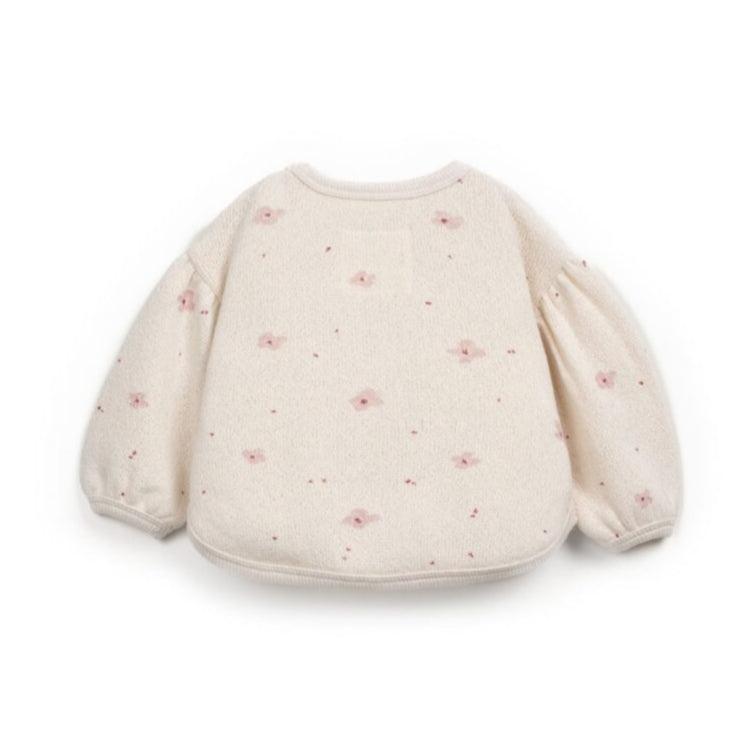 PlayUp - Jersey Sweater - Pink Floral-Long Sleeves-3-6M (6M)-Posh Baby