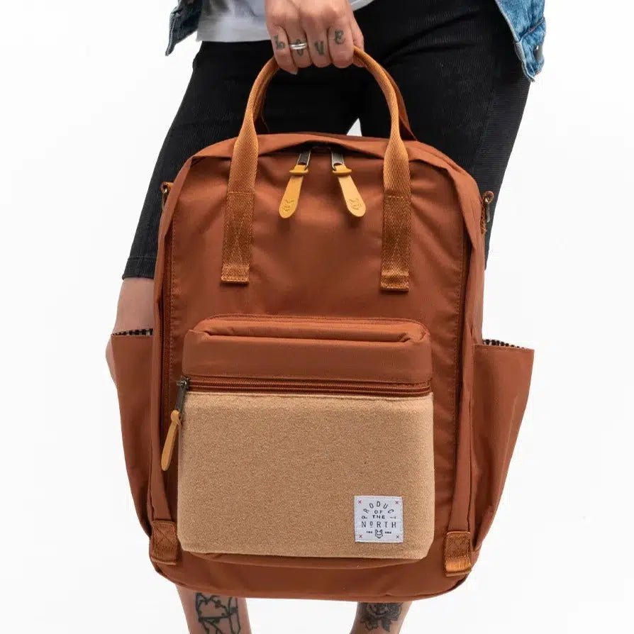 Product of The North - Elkin Sustainable Diaper Bag - Hazelnut-Diaper Bags-Posh Baby
