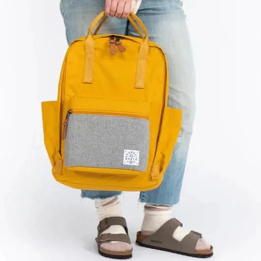 Product of The North - Elkin Sustainable Diaper Bag - Saffron-Diaper Bags-Posh Baby