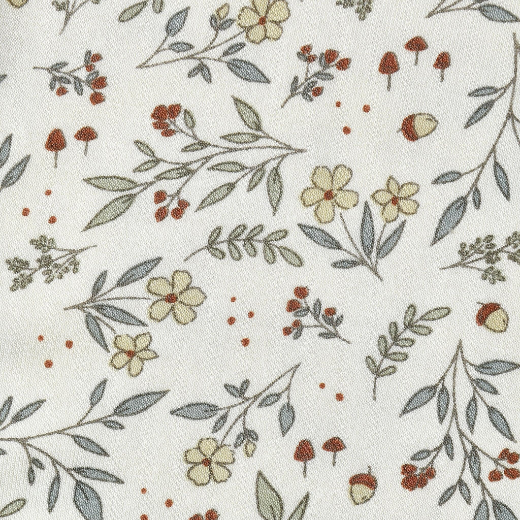 Quincy Mae - Bamboo Zipper Footie - Woodland-Footies + Rompers (Basic)-Newborn-Posh Baby