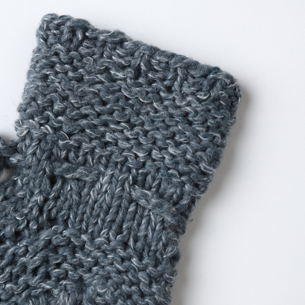 Quincy Mae - Knit Baby Booties - Ocean-Shoes + Booties-0-3M-Posh Baby