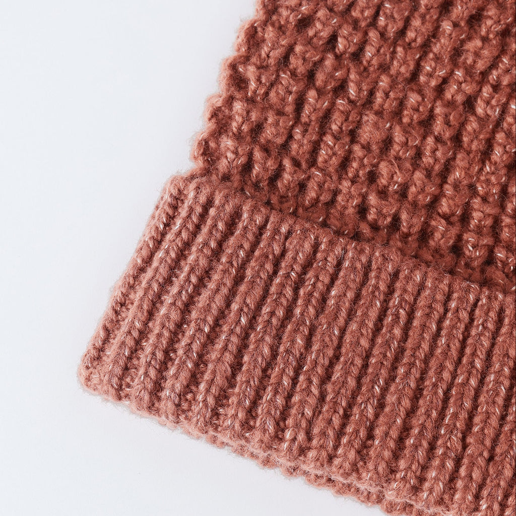 Quincy Mae - Knit Pom Pom Beanie-Hats-Forest-0-6M-Posh Baby