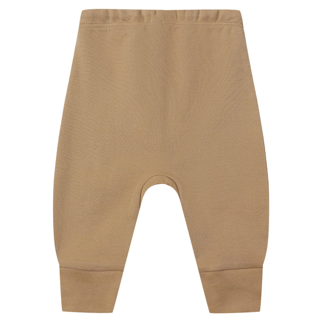 Quincy Mae - Organic Drawstring Pants - Gold-Bottoms-Newborn-Posh Baby