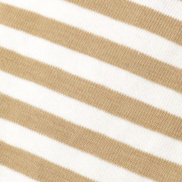 Quincy Mae - Organic Long Sleeve Tee - Gold Stripe-Long Sleeves-0-3M-Posh Baby