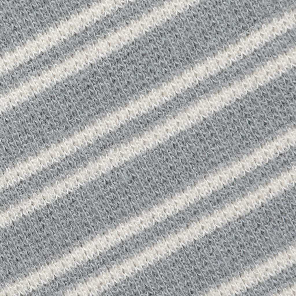 Quincy Mae - Organic Ribbed Long Sleeve Bodysuit (2-Pack) - Steel Blue Stripe + Owls-Onesies-Newborn-Posh Baby