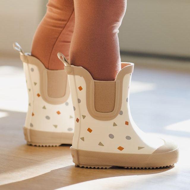 Quincy Mae - Rain Boots - Geometric-Coats + Outerwear-5-Posh Baby