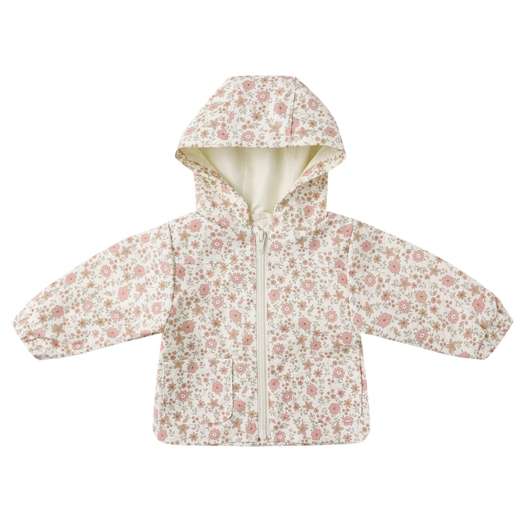 Quincy Mae - Rain Coat - Bloom-Coats + Outerwear-3-6M-Posh Baby