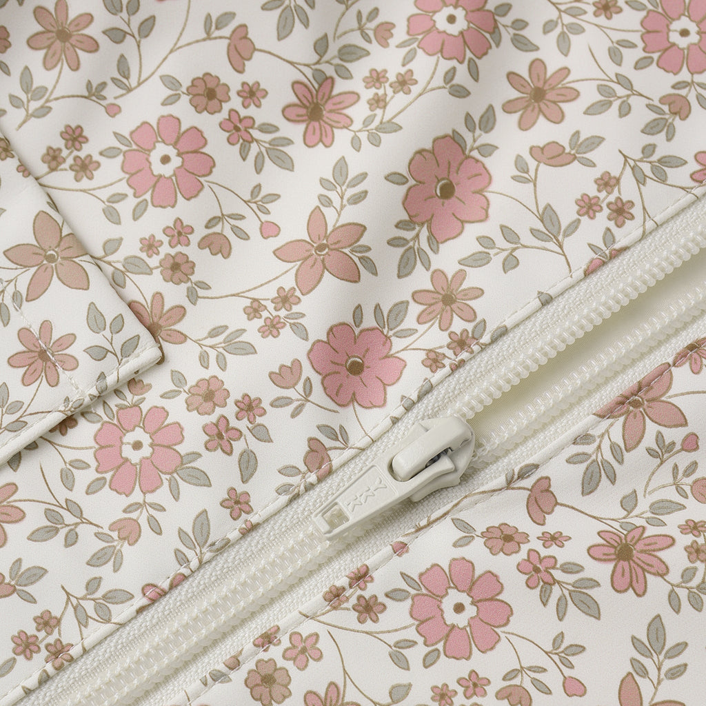 Quincy Mae - Rain Coat - Bloom-Coats + Outerwear-3-6M-Posh Baby