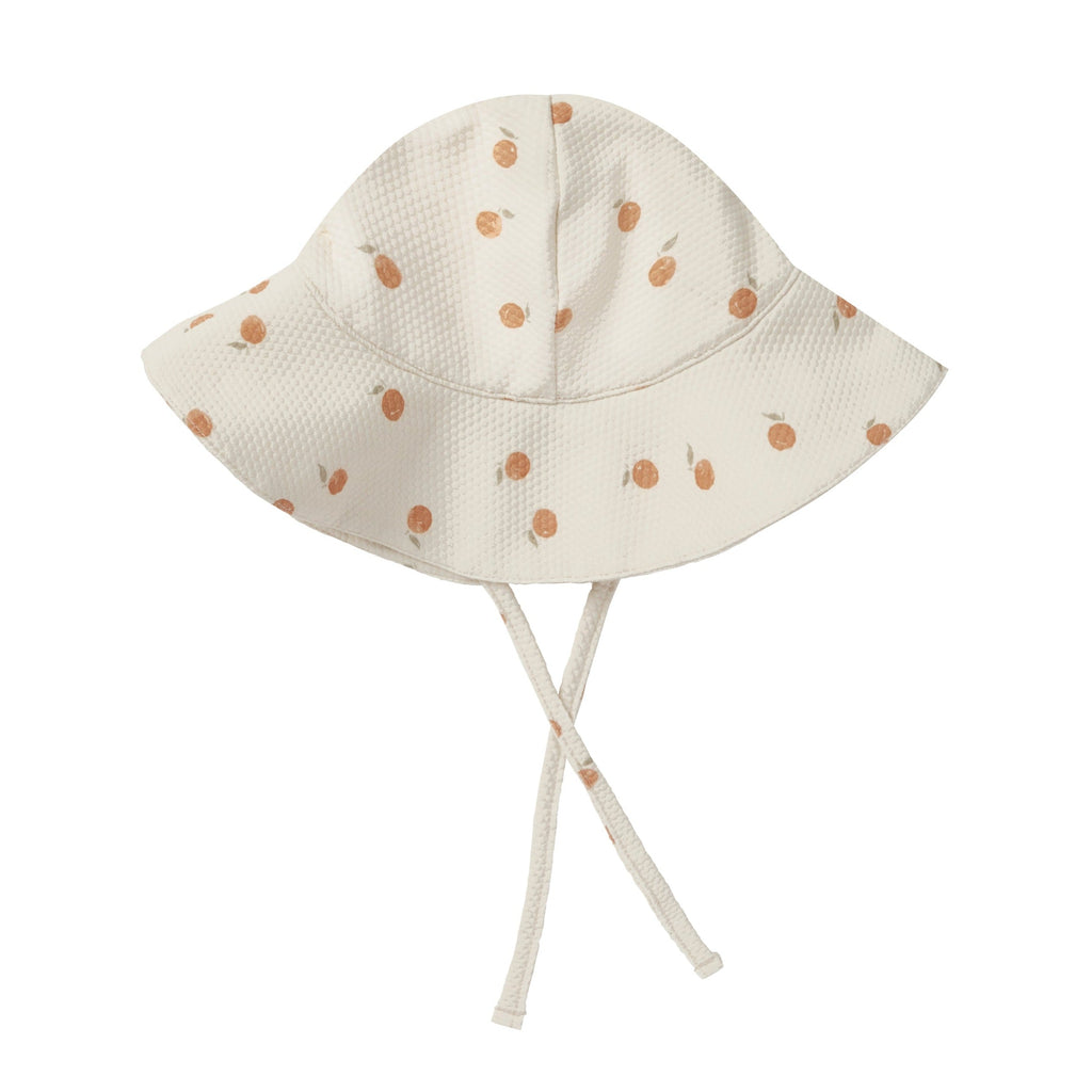 Quincy Mae - UPF 50+ Sun Hat - Oranges-Hats-0-6M-Posh Baby