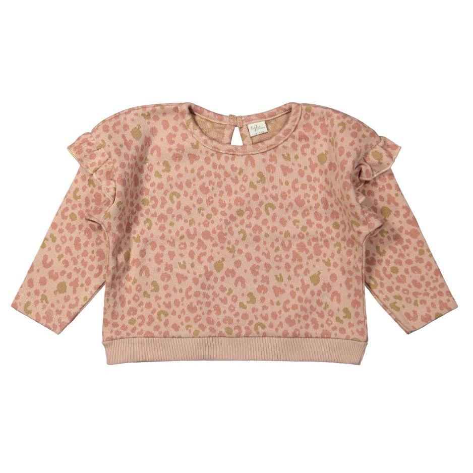 Riffle (Amsterdam) - Organic Cotton Knit Sweatshirt - Animal Jacquard-Long Sleeves-12-18M (12M)-Posh Baby