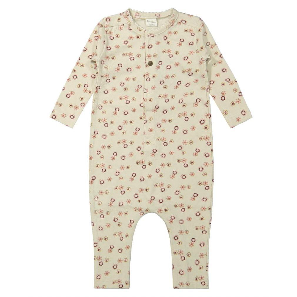 Riffle (Amsterdam) - Organic Cotton Romper - Floral-Footies + Rompers (Fashion)-Newborn (NB)-Posh Baby
