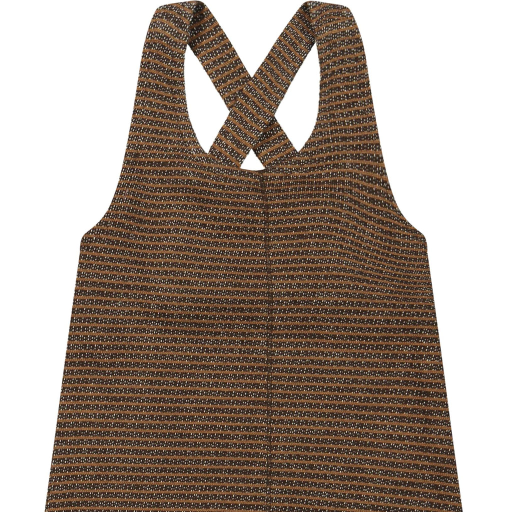 Riffle Amsterdam - Organic French Knit Romper - Brown-Footies + Rompers (Fashion)-2-4M-Posh Baby