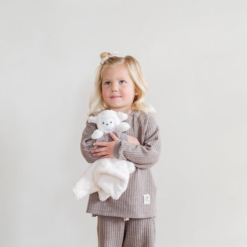 Saranoni - Stuffed Animal Loveys-Lovey + Security Blankets-Elephant-Posh Baby