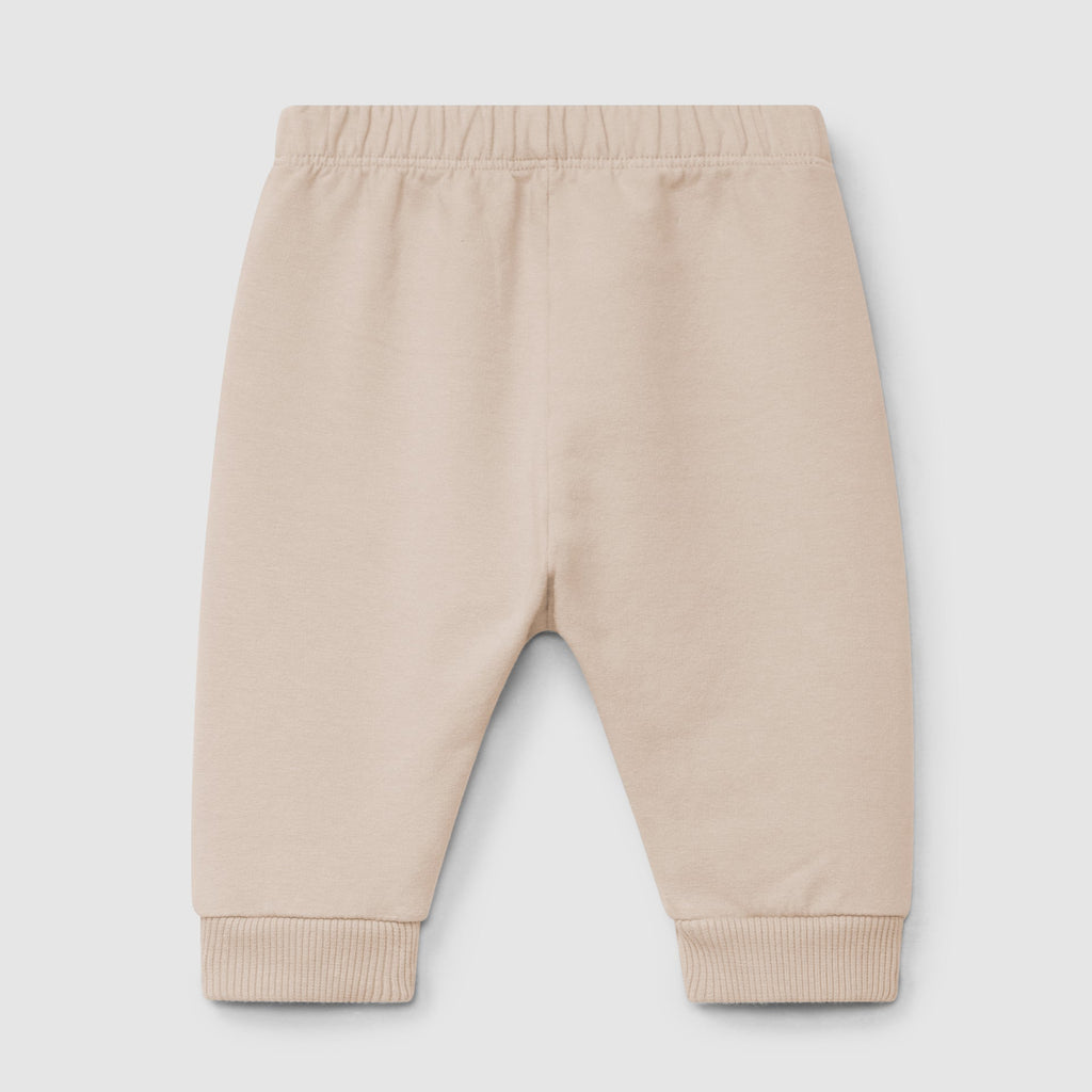 Snug - Organic Brushed Cotton Pants - Blush-Bottoms-3-6M (3M)-Posh Baby