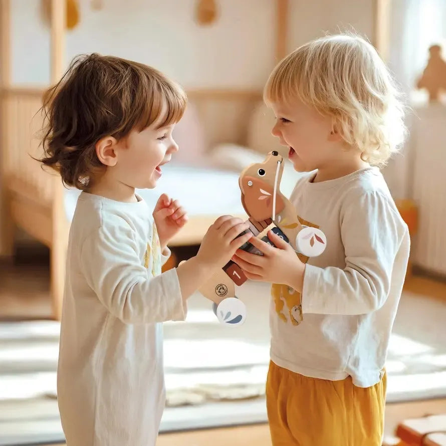 Speedy Monkey - Pull Along Puppy-Interactive-Posh Baby