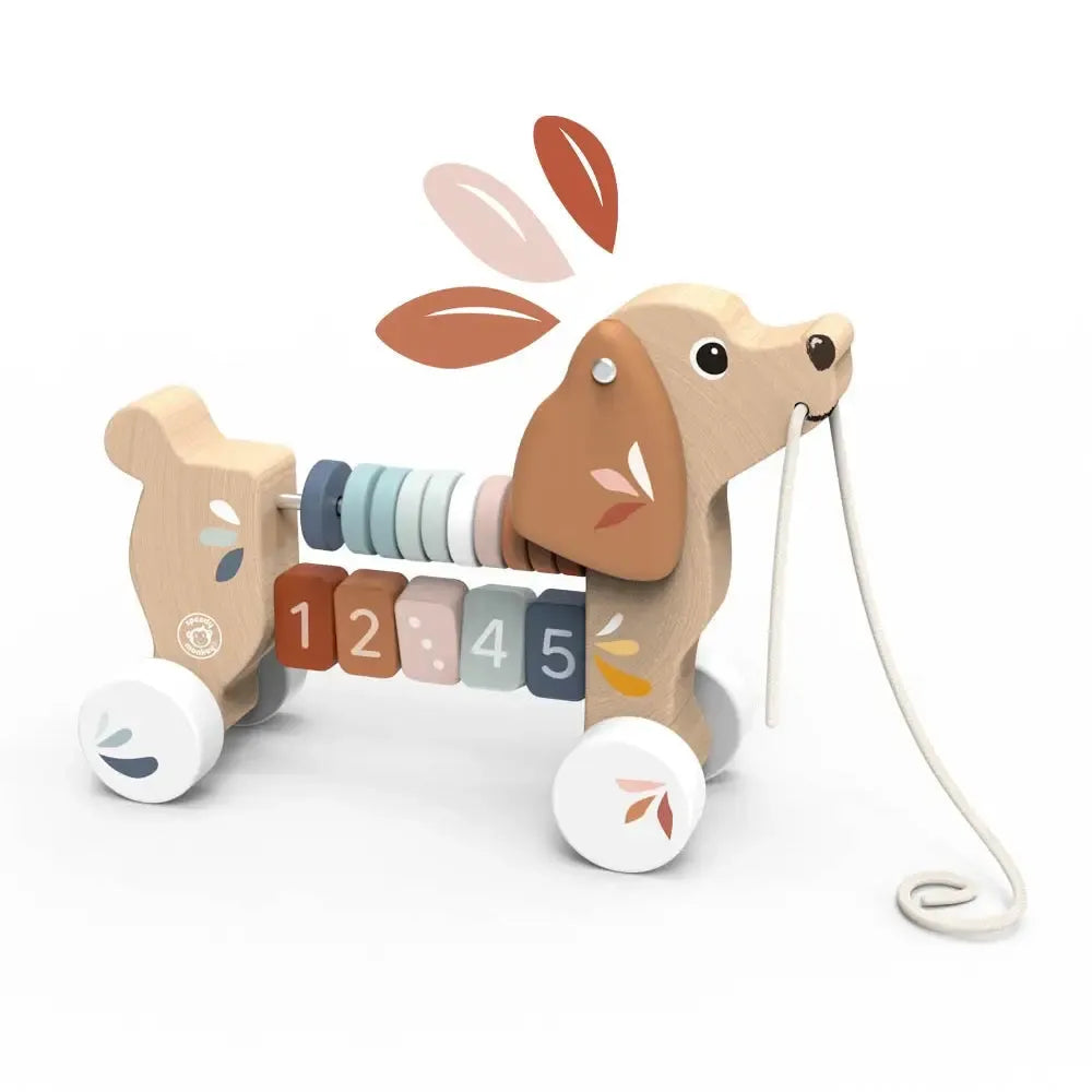 Speedy Monkey - Pull Along Puppy-Interactive-Posh Baby