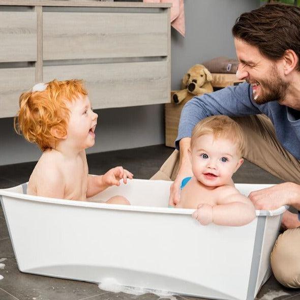 Stokke - Flexi Bath XL - White-Bath Tubs-Posh Baby