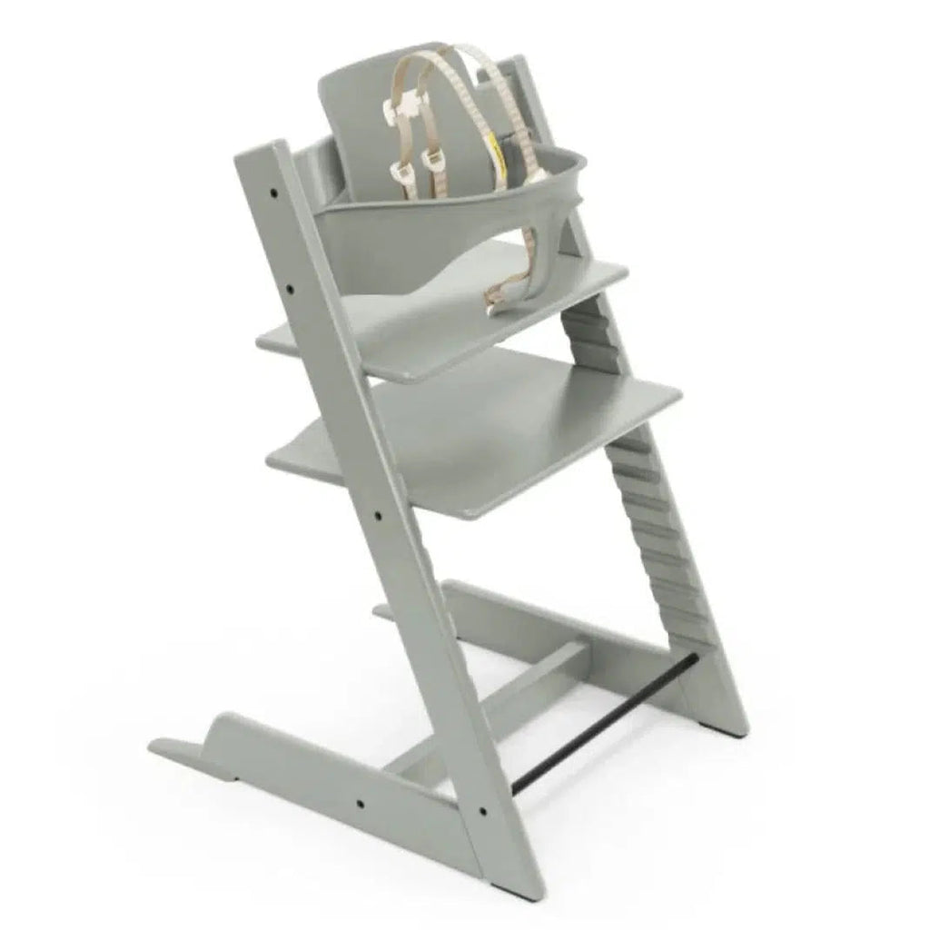 Stokke - Tripp Trapp Chair + Baby Set Bundle - Glacier Green-Tripp Trapp High Chair Bundles-Posh Baby