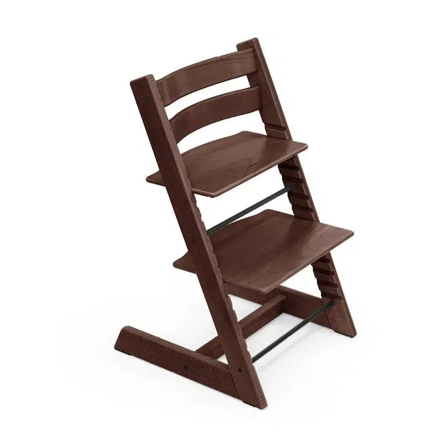 Stokke - Tripp Trapp Chair + Baby Set Bundle - Walnut-Tripp Trapp High Chair Bundles-Posh Baby