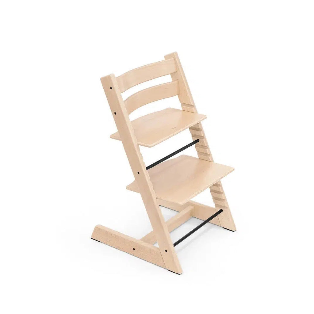 Stokke - Tripp Trapp High Chair and Cushion with Stokke Tray - Natural with Glacier Green Cushion-Tripp Trapp High Chair Complete Bundles-Posh Baby