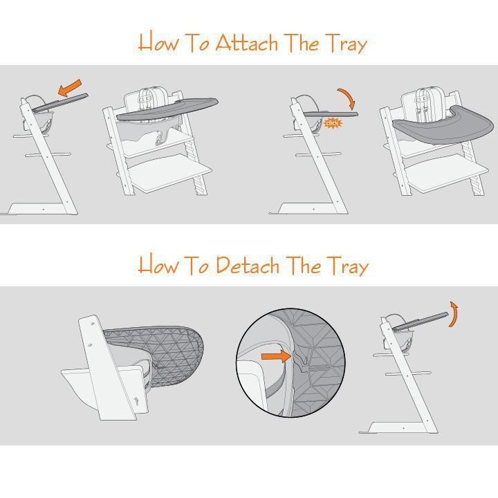 Stokke Tripp Trapp High Chair Tray White only and TAX