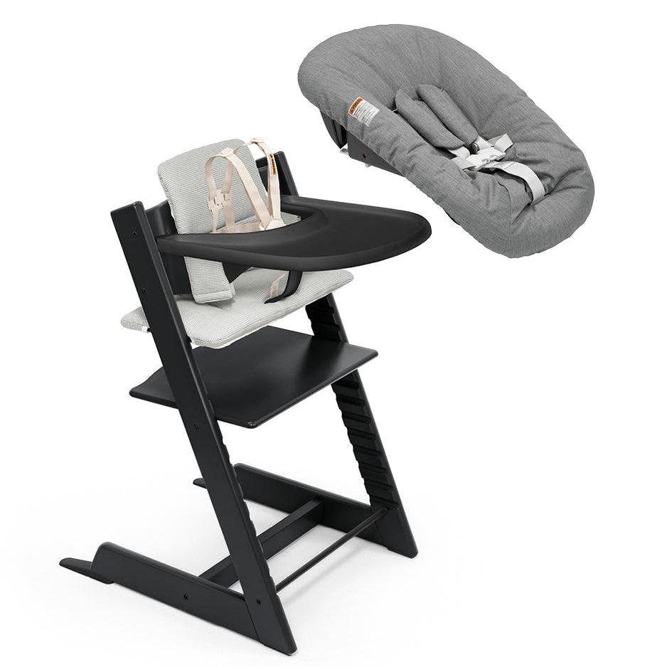 Stokke Tripp Trapp High Chair² Complete Newborn Set Black