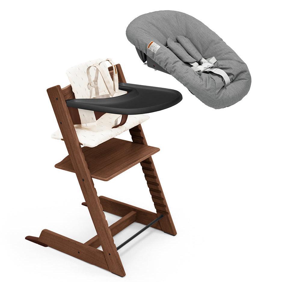 Stokke - Tripp Trapp High Chair² Complete + Newborn Set - Oak Warm Brown-Tripp Trapp High Chair Bundles-Posh Baby