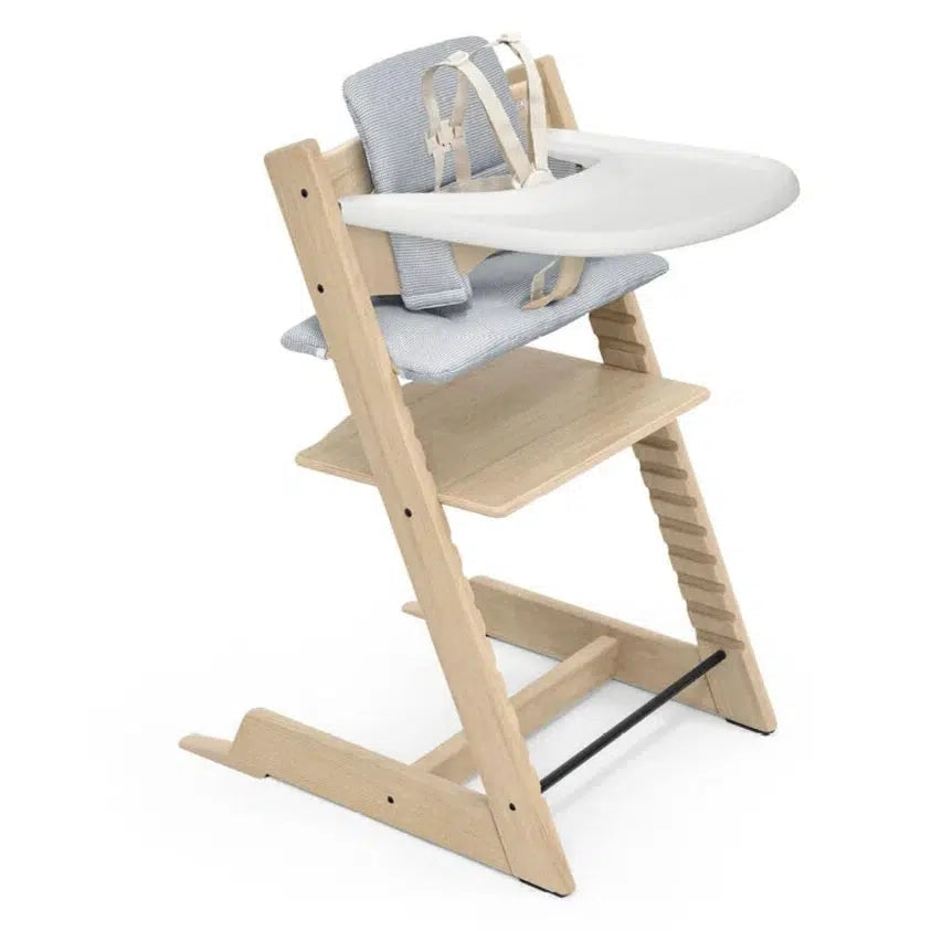 Stokke - Tripp Trapp High Chair² + Cushion² + Tray - Oak Natural Stokke - Tripp Trapp High Chair² + Cushion² + Tray - Oak Natural