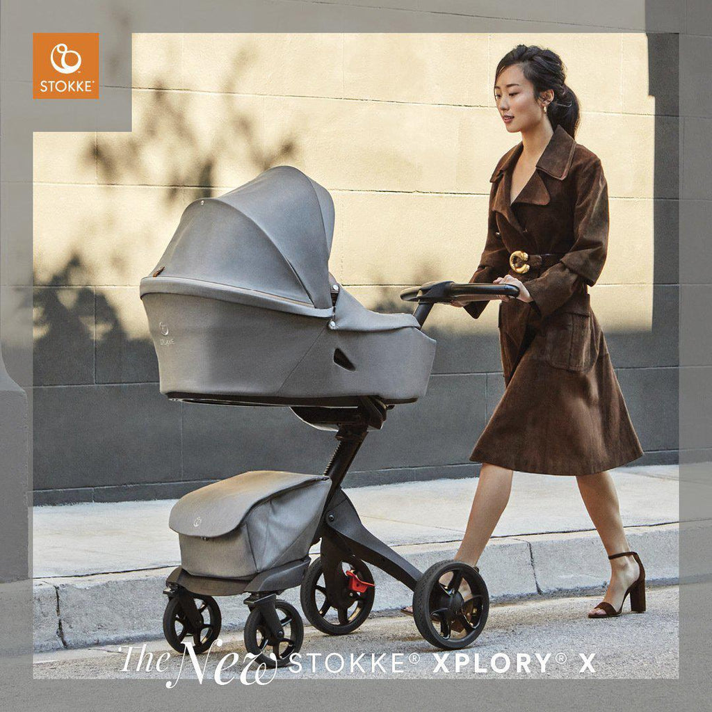 Stokke - Xplory X Stroller - Modern Grey-Full Size Strollers-Posh Baby