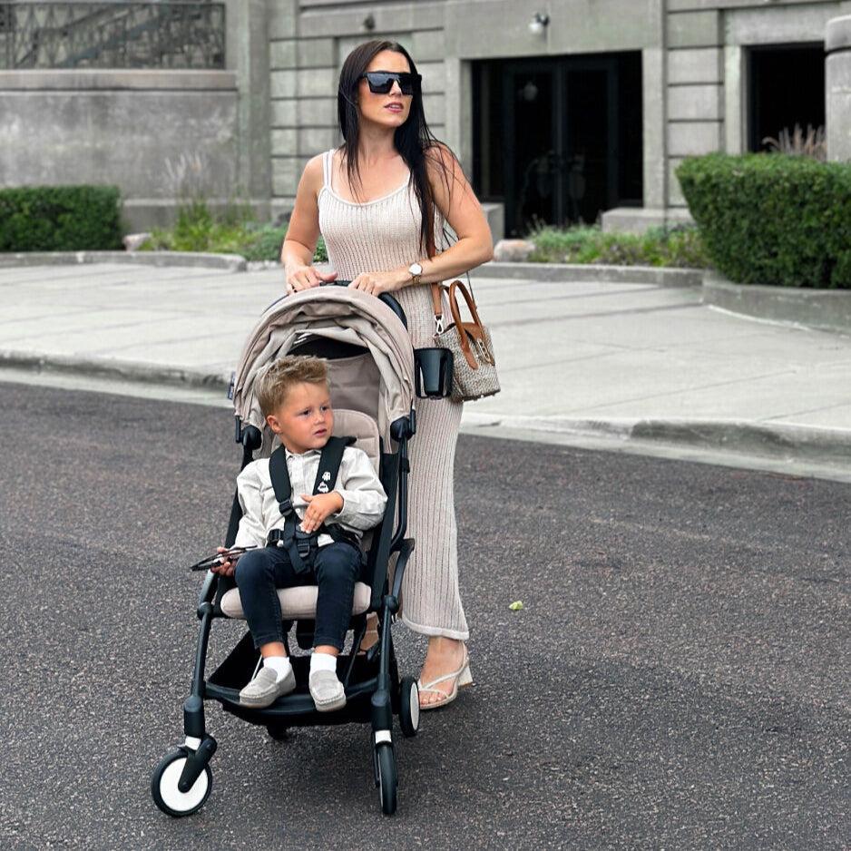 Stokke - YOYO 3 Stroller 6+ - Black Frame + Bonpoint-Lightweight + Travel Strollers-Posh Baby