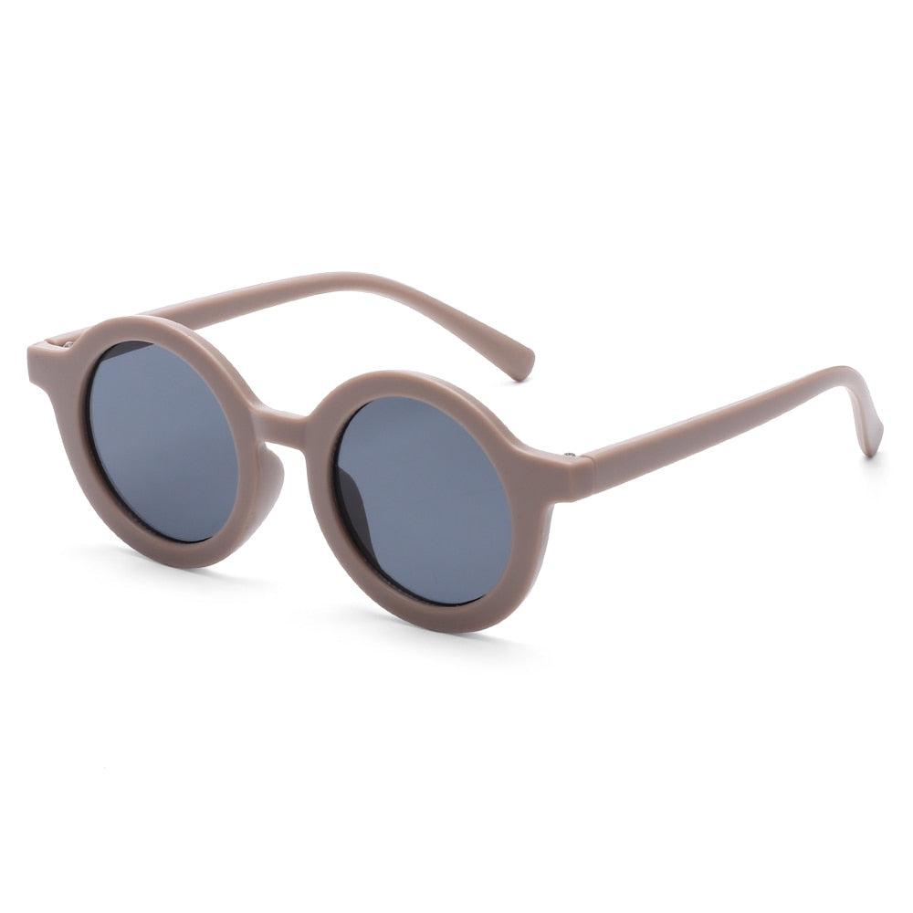 Sugar + Maple - Vintage Round Sunglasses-Sunglasses-Mushroom-Posh Baby