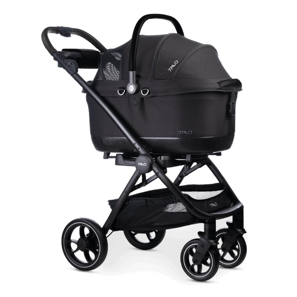 Tavo Pets by Nuna - Maeve™ iso Pet Car Seat + Roscoe™ Stroller Bundle-Tavo Pets-iso5X (up to 30lb)-Onyx-Posh Baby