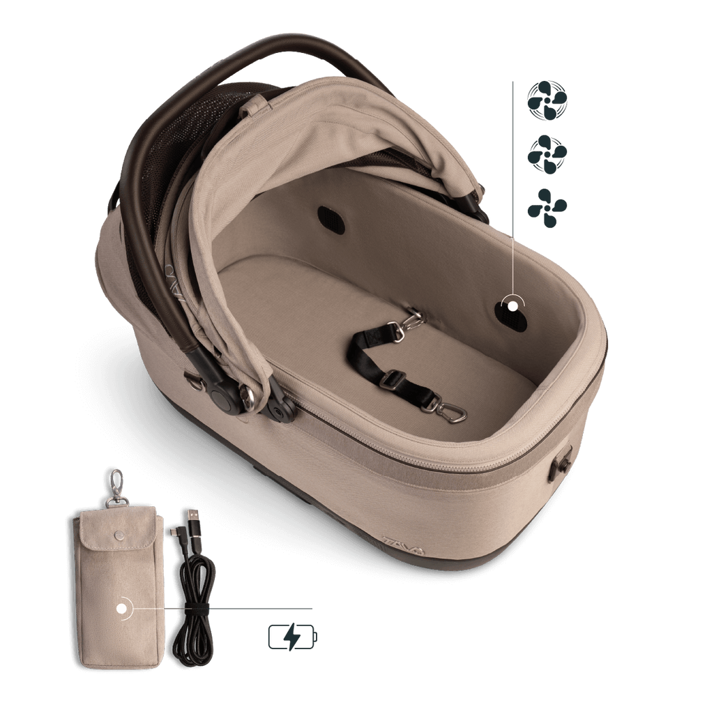 Tavo Pets by Nuna - Maeve™ iso Wind Pet Car Seat + Roscoe™ Trek Stroller Bundle-Tavo Pets-iso5X (up to 30lb)-Merle-Posh Baby