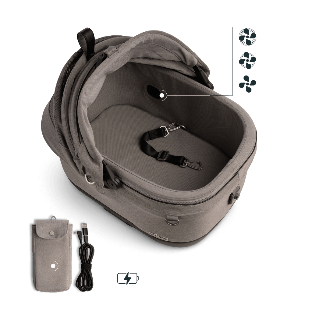 Tavo Pets by Nuna - Maeve™ iso Wind Pet Car Seat + Roscoe™ Trek Stroller Bundle-Tavo Pets-iso5X (up to 30lb)-Merle-Posh Baby