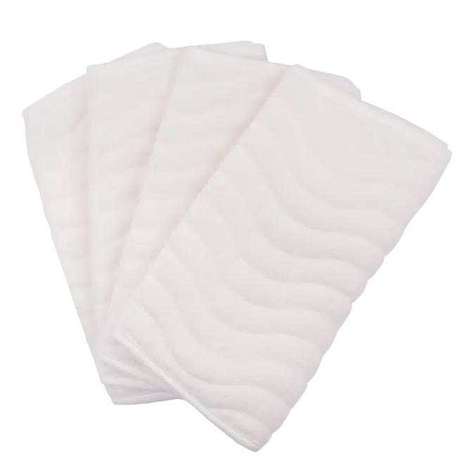 Ubbi - Reusable Changing Pad Topper 4 Pack - White-Changing Pads + Covers-Posh Baby