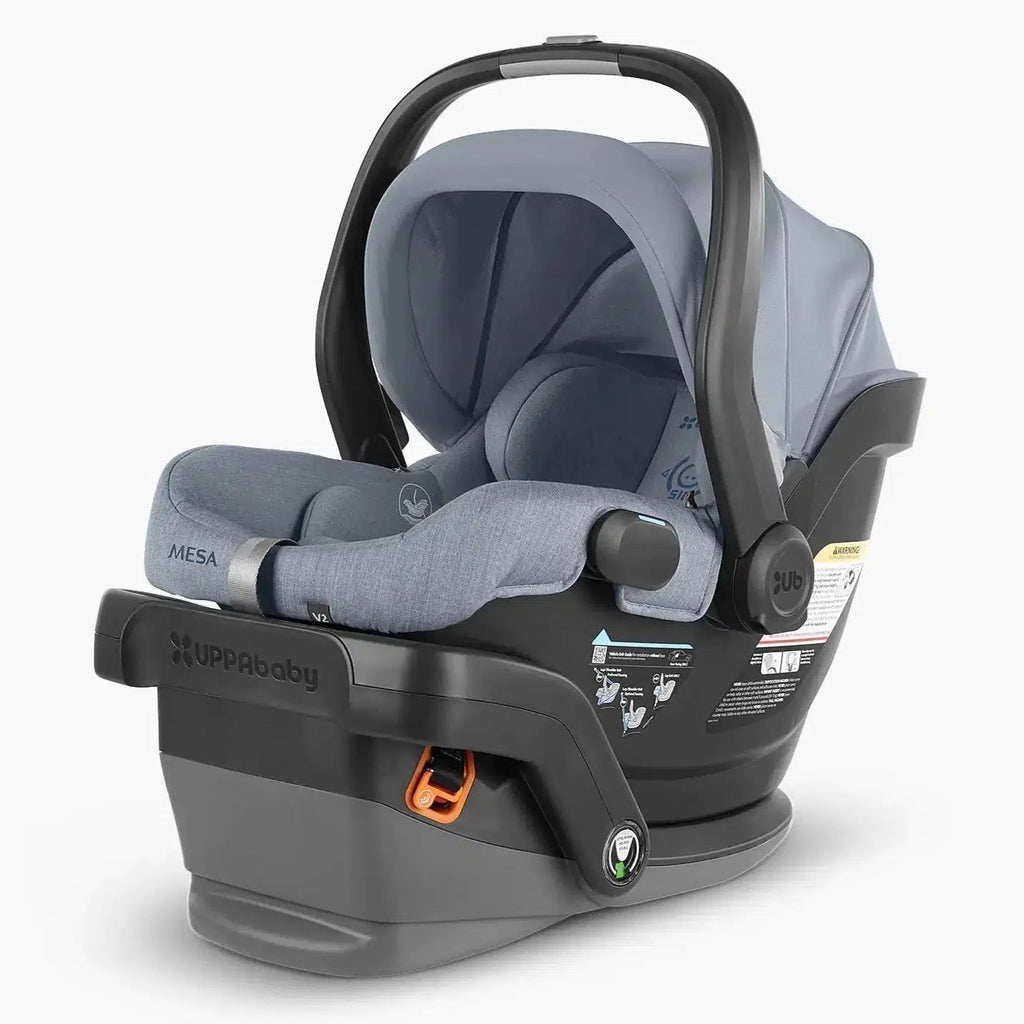 UPPAbaby - Mesa V2 Infant Car Seat - Gregory Merino Wool (Blue Melange)-Infant Car Seats-Posh Baby