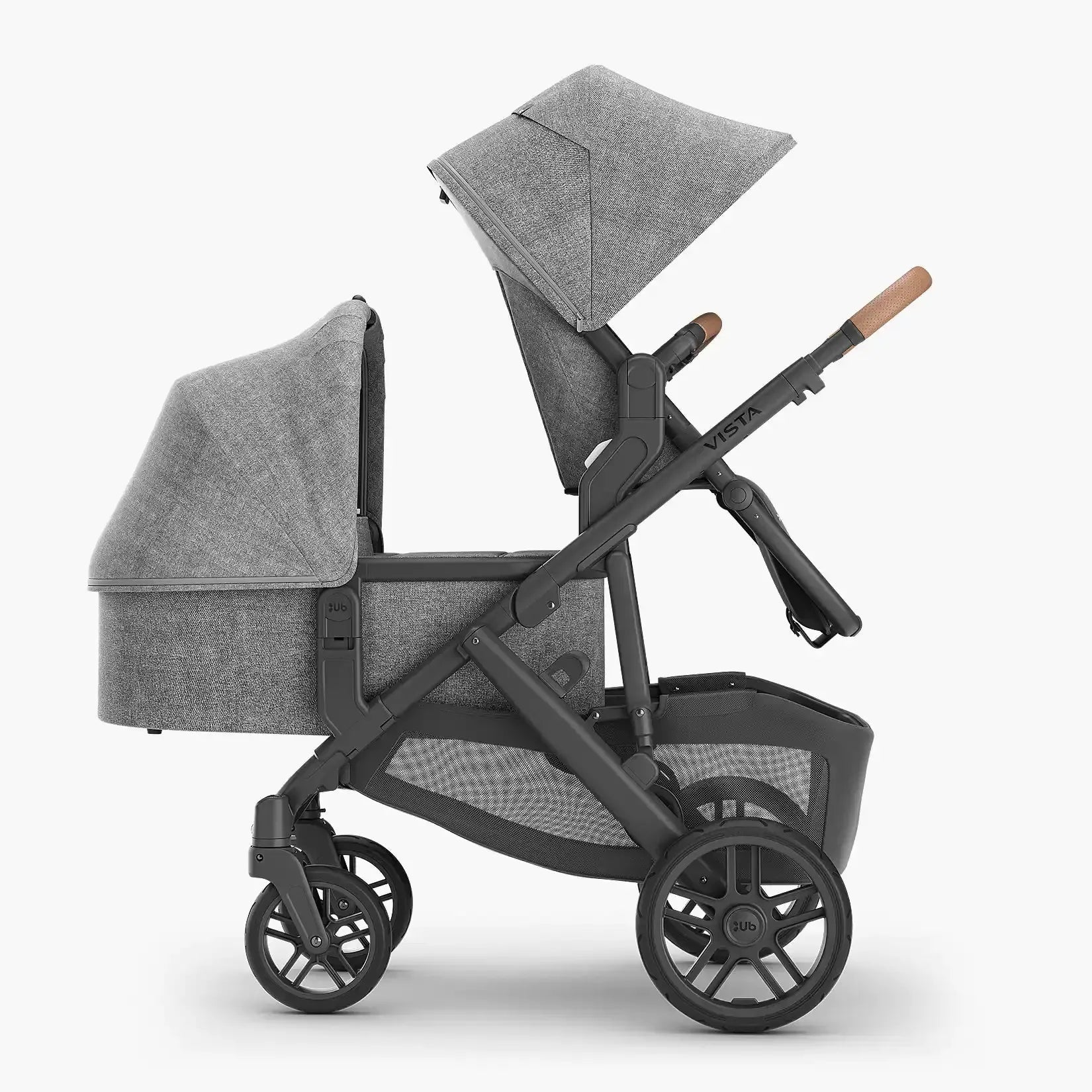 UPPAbaby Vista Lower Adapters Rumble Seat V2+, Bassinet, Mesa