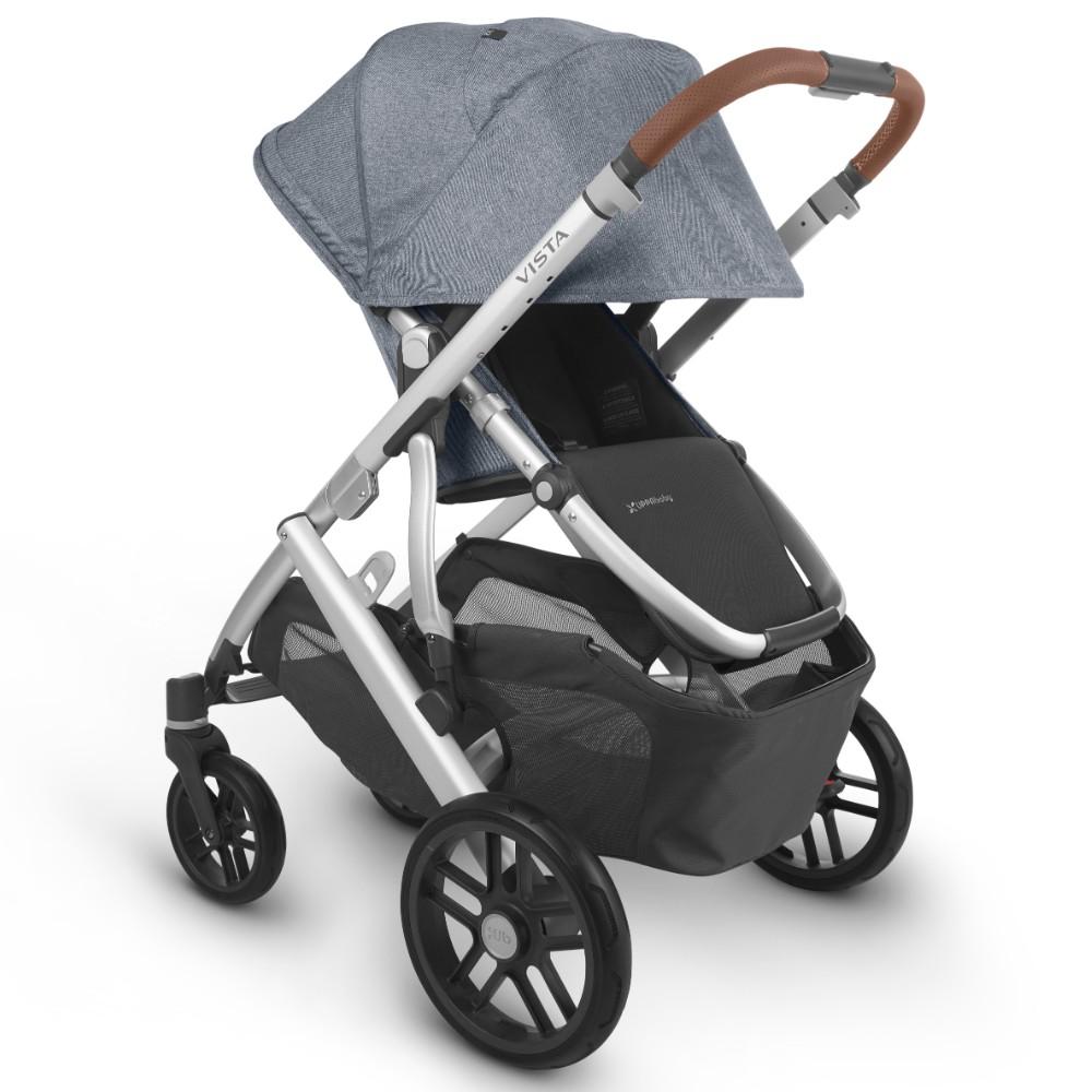 UPPAbaby - Vista Stroller V2 - Gregory-Single-to-Double Strollers-Posh Baby