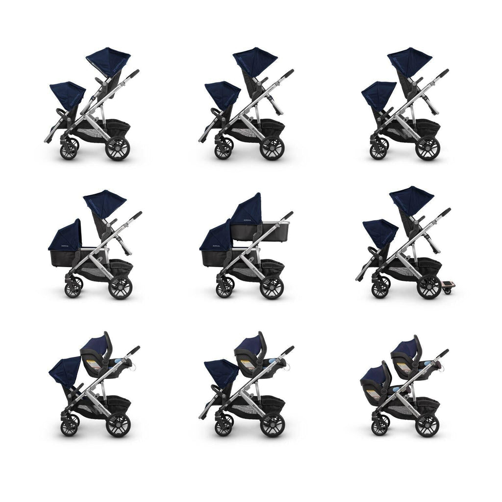 UPPAbaby - Vista Stroller V2 - Greyson-Single-to-Double Strollers-Posh Baby